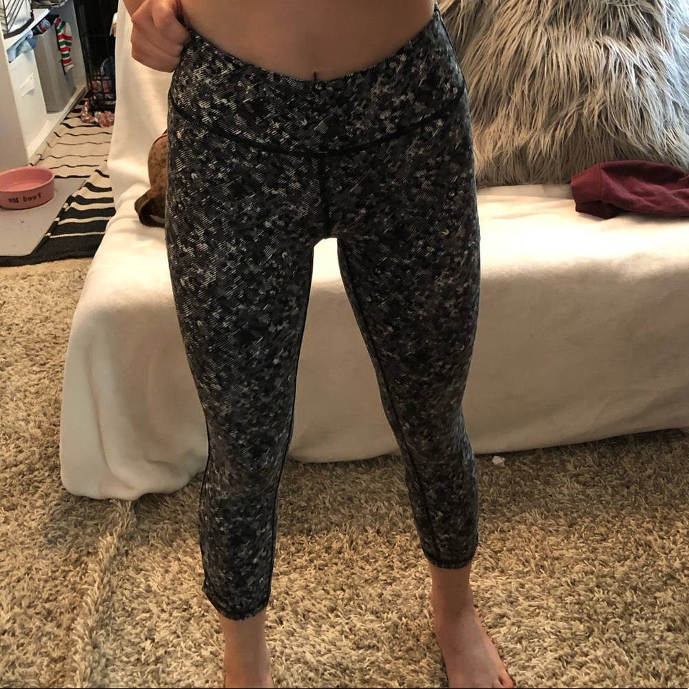 Black and white leggings